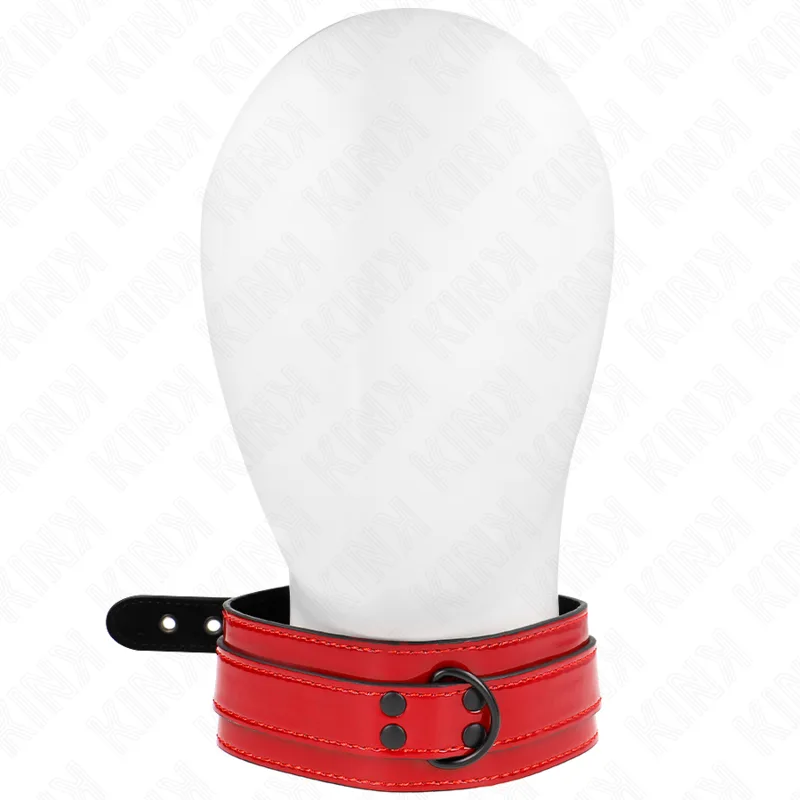 Collier Ajustable Rouge Vin 37,5-49,5 cm x 5 cm Kink