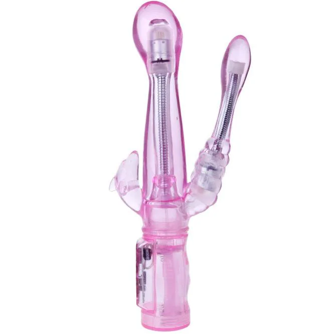 Vibromasseur Flexible avec Stimulateur Anal Baile