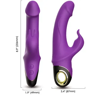 Meteror Gode Vibromasseur Lapin Violet Armony