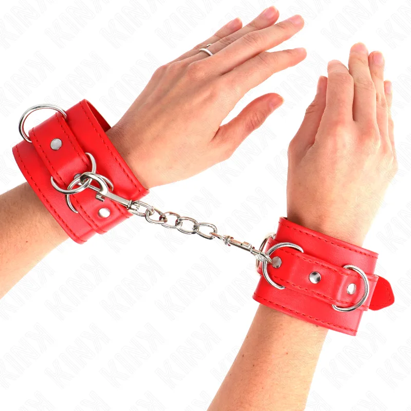 Menottes Ajustables Rouge 17,5-25 cm x 6 cm Kink