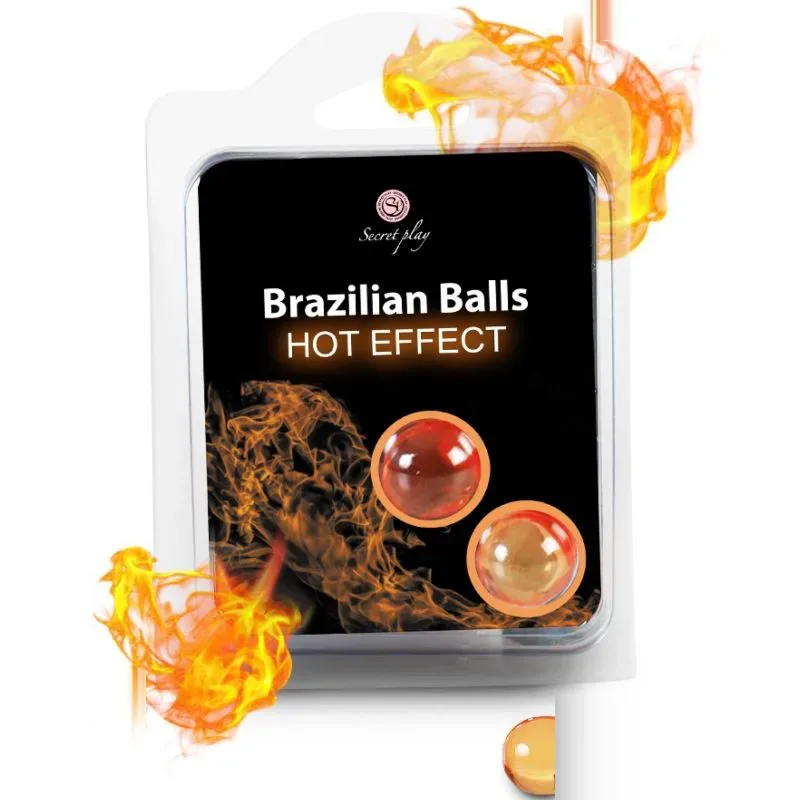 Balles Brésiliennes Effet Chauffant 2 Unités