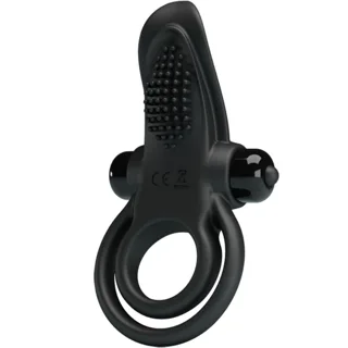 Double Anneau Vibrant + Stimulateur de Clitoris 10 Pretty Love