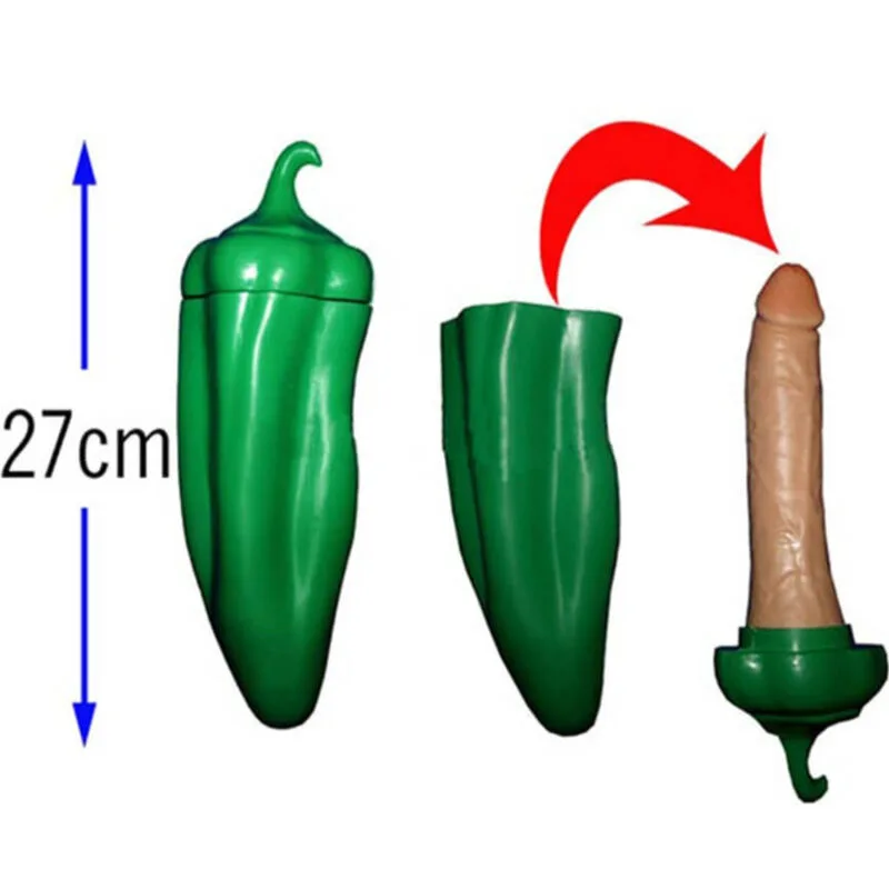 Poivre Vert Pénis Diablo Picante vert jeu coquin
