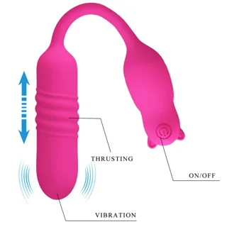 Nobikuma Balle Vibrante en Silicone Rose Pretty Love