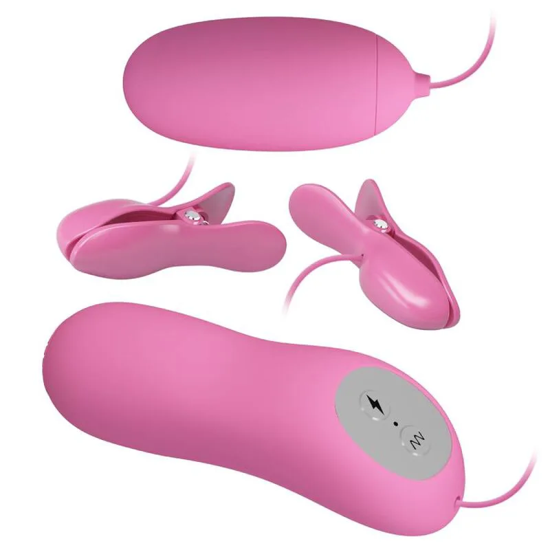 Vibromasseur Pince Épiler avec Vibration et Électrochoc Rose Pretty Love