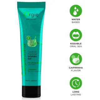 Lube Tube Cocktail Caipirinha Gel Intime à Base de Eau Orgie lubrifiant base eau