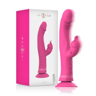 Vibromasseur Julio Rabbit Silicone Rose Intense