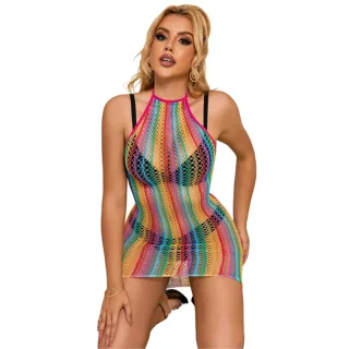 Robes sexy nylon et élasthanne
