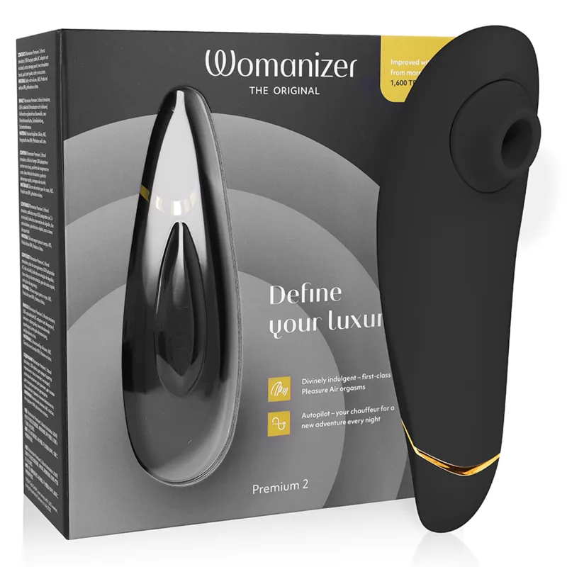 Stimulateur Clitoridien Premium 2 Noir Womanizer