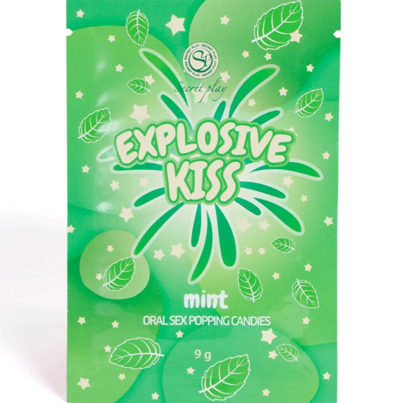 Bonbons Explosifs à la Menthe Secretplay lubrifiant comestible
