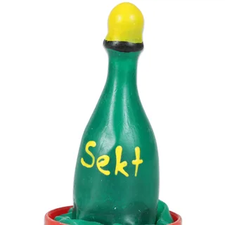 Préservatifs Fantaisie Peints à la Main Champagne Condomerie