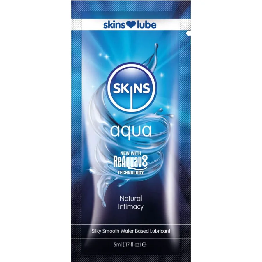 Aqua Lubrifiant à Base d'Eau Dose Unique 5 ml Skins