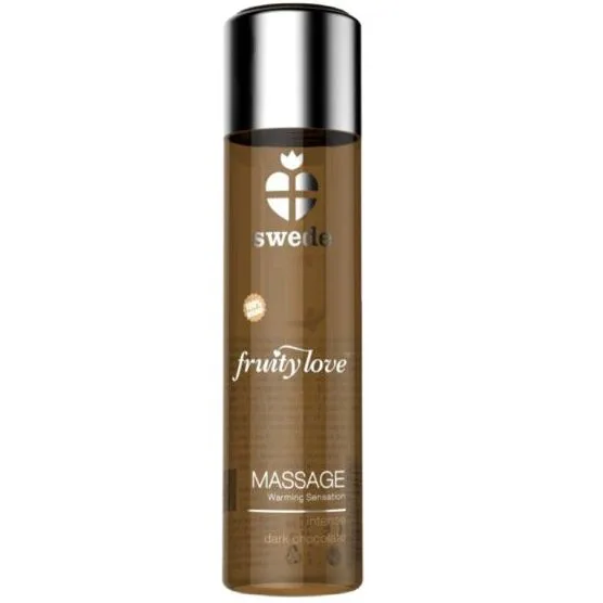 Fruity Love Effet Chauffant Huile de Massage Chocolat Swede