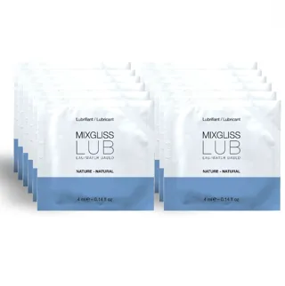 Lubrifiant Naturel Base d'Eau 12 Unidose 4 ml Mixgliss