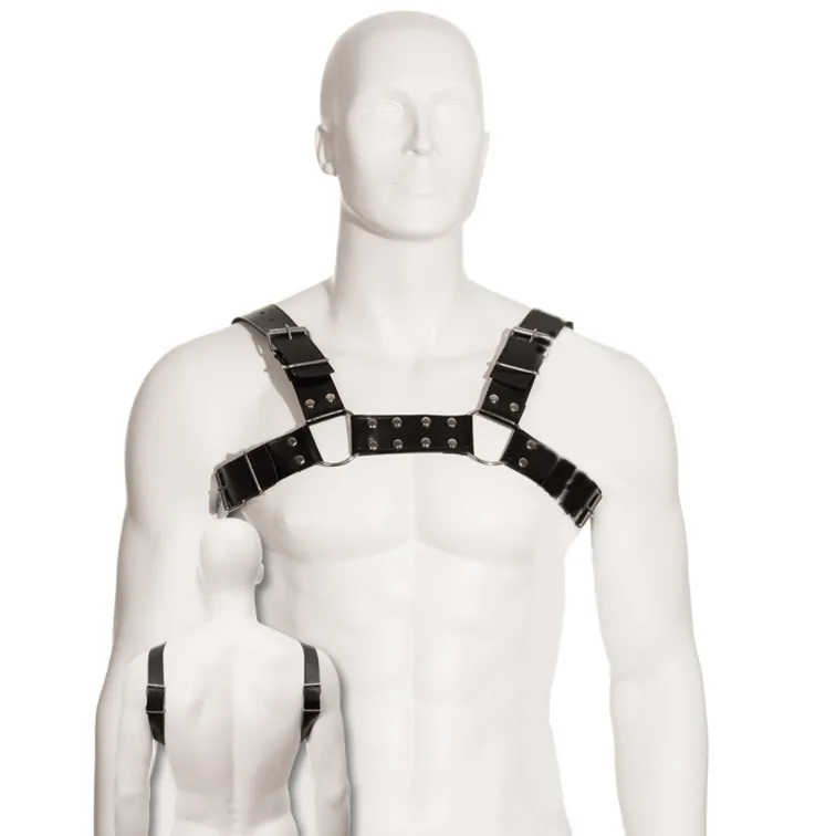 Harnais Bull Dog Noir Leather Body