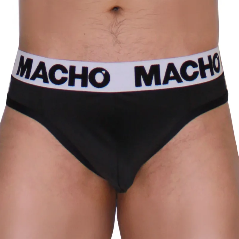 MTG002 String Noir/noir XL Macho noir lingerie homme