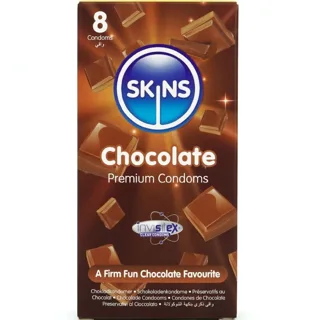 Pack de 8 Préservatifs Premium Chocolat Skins