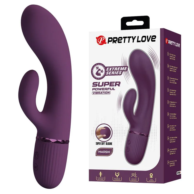 Margie Vibromasseur Lapin Rechargeable 10 Fonctions Violet