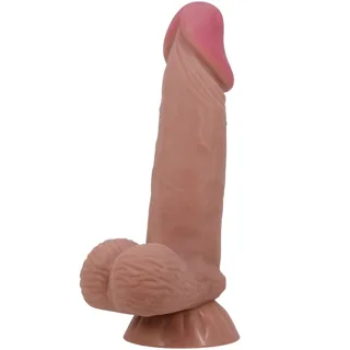 Série Sliding Skin Gode Réaliste avec Ventouse
