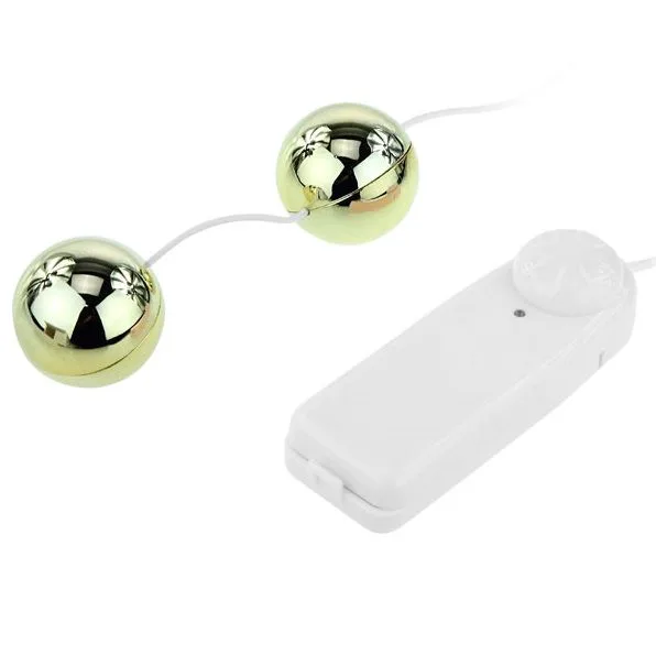 Vibromasseur Boules de geisha Doré Baile