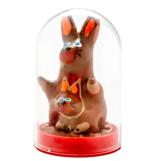 Préservatifs Fantaisie Peints à la Main Modèle Kangourou 1