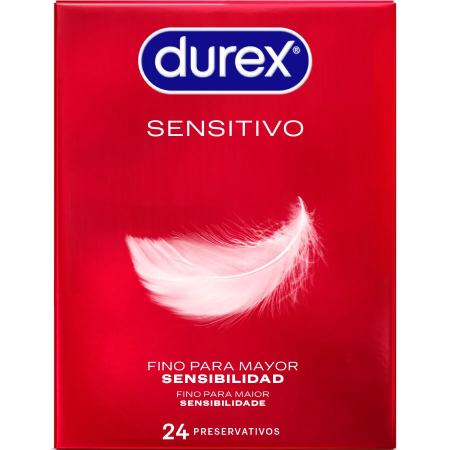 Boîte de 24 préservatifs Durex Sensitivo, fins pour plus de sensibilité