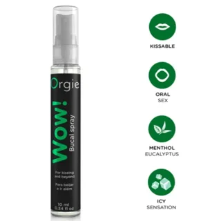 Wow! Spray Buccal au Menthol et à Eucalyptus 10 ML Orgie lubrifiant comestible