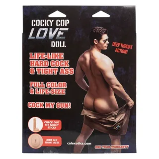 Poupée Gonflable Masculine Cocky Cop - vue 3