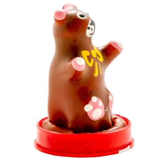 Ours en Peluche : préservatif fantaisie peint à la main Condomerie, objet décoratif