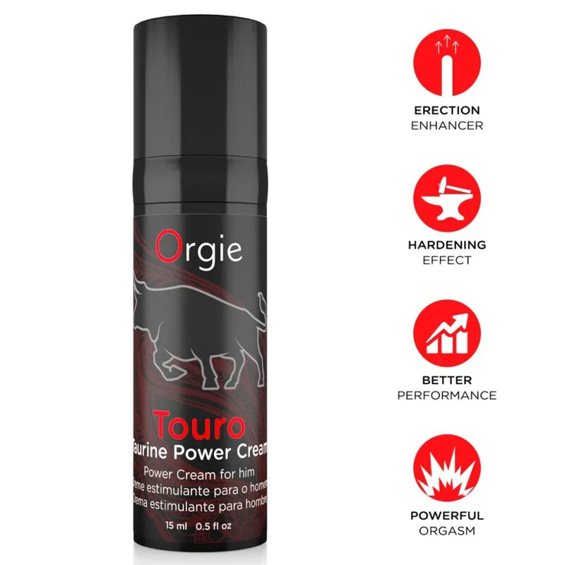 Touro Crème pour L'érectification 15 ML Orgie crème aphrodisiaque homme