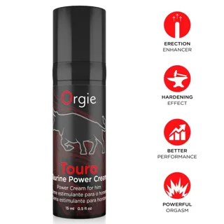Touro Crème pour L'érectification 15 ML Orgie crème aphrodisiaque homme