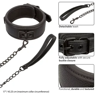 Collier BDSM en cuir