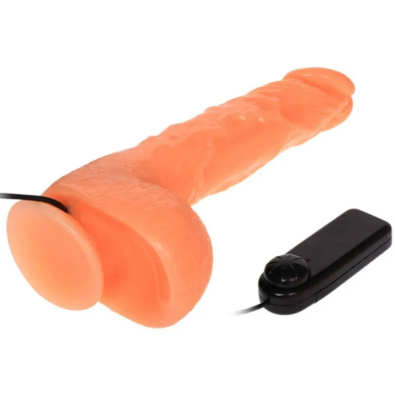 Gode Vibration du Pénis avec Sensation Réaliste de Baile