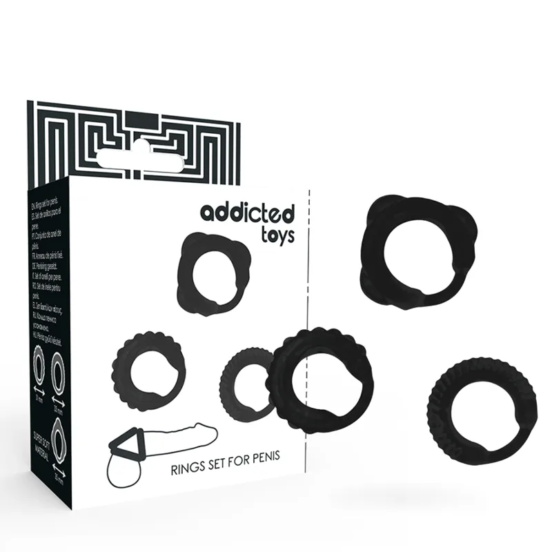 Ensemble C-Anneau Noir Addicted