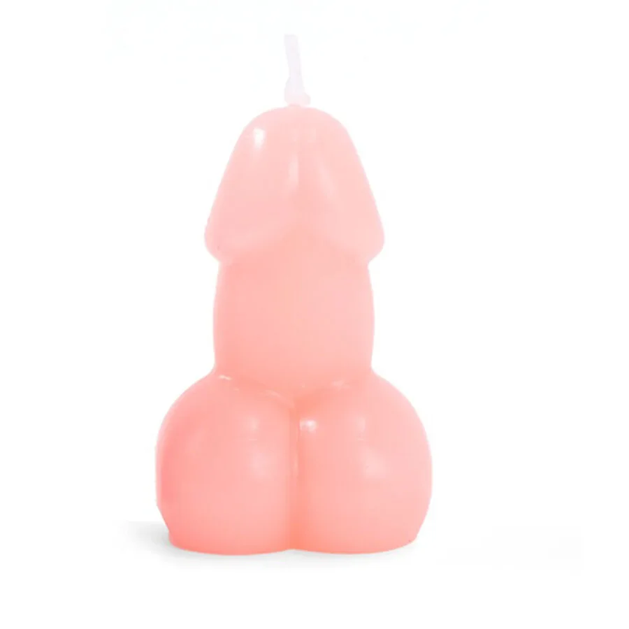 Bougie en Forme de Pénis de Couleur Rose Diablo Picante rose jeu coquin