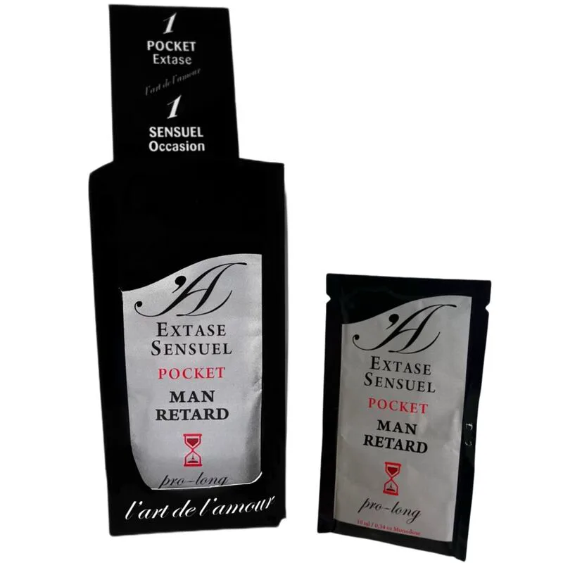 Poche Retardant Masculin 10 ML Extase Sensual aphrodisiaque homme