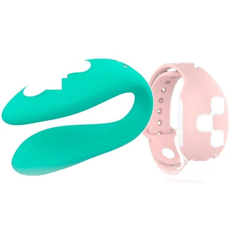 Watchme Vibromasseur Double Technologie Eau de Mer / Rose sur fond blanc