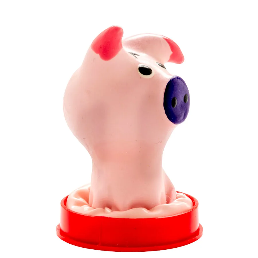 Préservatifs Fantaisie Peints à la Main Tête de Cochon Condomerie
