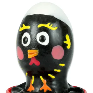 Préservatifs Fantaisie Peints à la Main Poulet Noir Condomerie