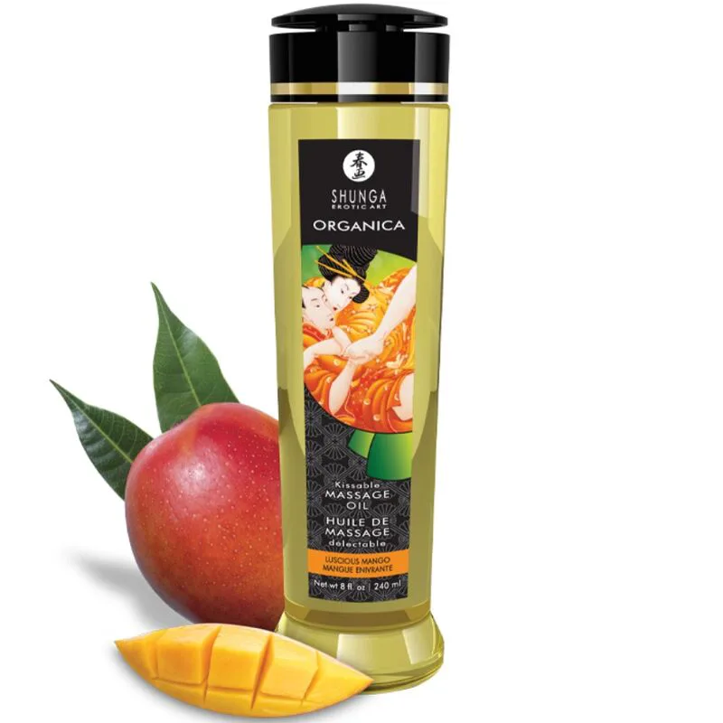 Huile de Massage Bio Mango 240 ml Shunga