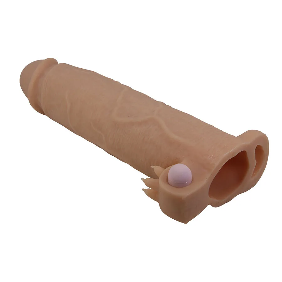 Gaine à pénis Xerxes Manchon Pénis avec Stimulateur Clitorial et Pretty Love