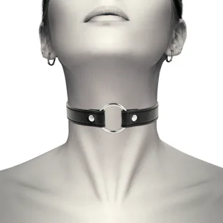 Collier BDSM en cuir