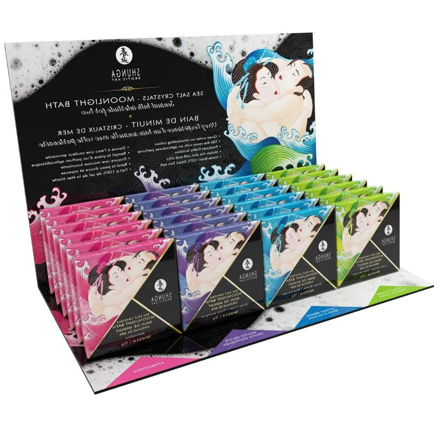 Présentoir Bain Damour + 24 Unités Shunga bien etre