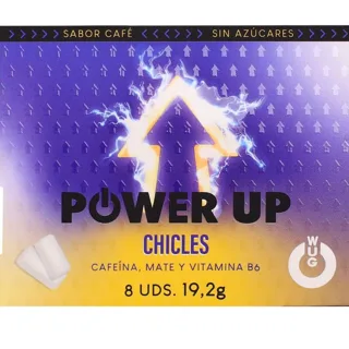 Gum Énergisant Wug Power Up - pour la Concentration et Chewing complements