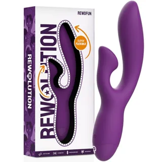 Rewofun Vibromasseur Flexible avec Lapin Rewolution vibromasseur rabbit