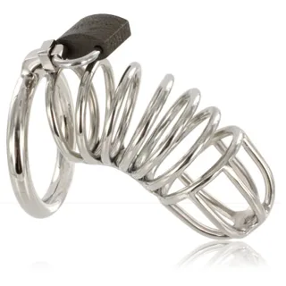 Dispositif de Chasteté Anneau de Cage Metal Hard cage de chasteté