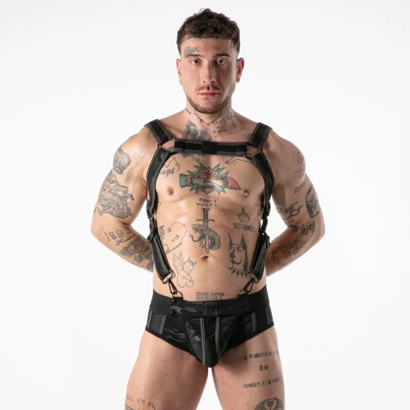 Accès Militaire Complet Noir S/m Locker Gear noir lingerie homme