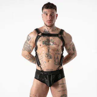 Accès Militaire Complet Noir S/m Locker Gear noir lingerie homme