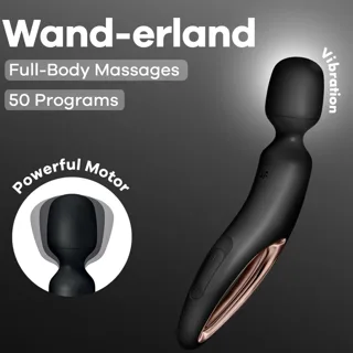Wand Erland XXL Satisfyer - avec sa base - Noir