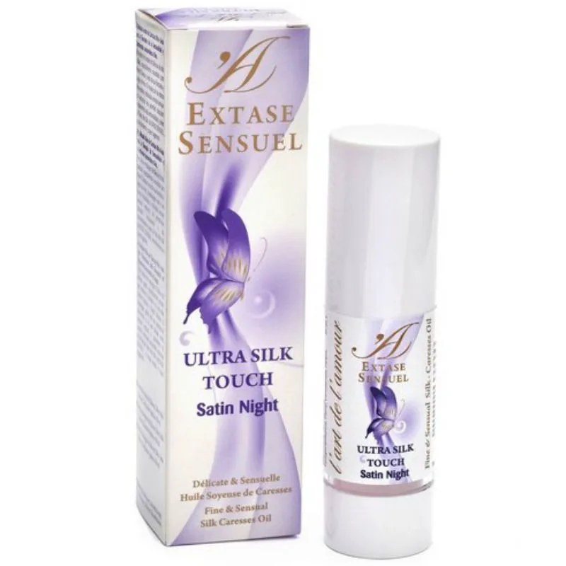 Huile de Massage de Nuit Satinée Ultra Soie Extase Sensual